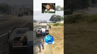 @TechnoGamerzOfficial techno gamerz push car 🚗 in GTA V @UjjwalGamer