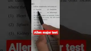 ALLEN major questions #subscribe #like #support #subscribe my channel