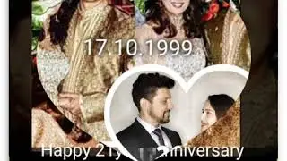 Happy 21th Wedding Anniversary💞 MadRam💏 #MadhuriDixitNene