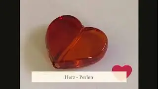 #Beads Acrylperlen Herz-Perlen zum Basteln / F&auml;deln