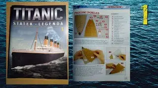 Titanic 1/200 model  Hachette - przedni pokład - 1