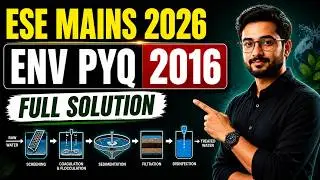RPSC AEN MAINS | Environment Engineering | 2016 ESE PYQ MAINS PAPER  QUESTIONS PRACTICE