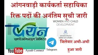 MP Anganwadi 2025 Selection List जारी | Selected Candidates List & How to Check