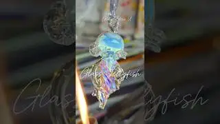 Who else vibes with jellyfish?🪼✨ #jellyfishart #glassart #glassartwork #handmade #handcrafted