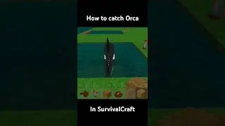 Catch orca in survivalcraft #survivalgame #sandbox #offlinegames