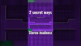Stereo madness 2 SECRET WAYS | Geometry Dash #shorts