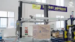 One-Touch Top Film Wrapping Machine: Efficient Pallet Protection | SUNMAN PACK
