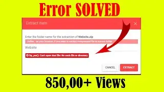 How to Solve Unzip Error in 000webhost | Tutorial4You | Latest