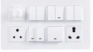 12 modular Switch board connection  || 6 switch 1 fan regulator connection || 8 modular switch board