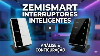 Interruptor Inteligente  que pode colocar nomes da Zemismart com tecla física.