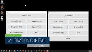 Changed: Old Equipment & Calibrations Grid Open from Terminal