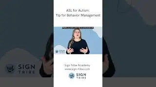 ASL for Autism Tip for Behavior Management // Sign Tribe Academy #autism #autismawareness #behavior