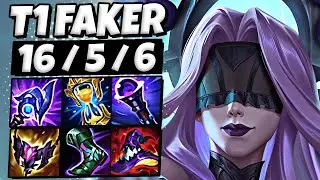 T1 Faker Syndra vs Tristana [ MID ] Ranked Korea Patch 13.15 ✅