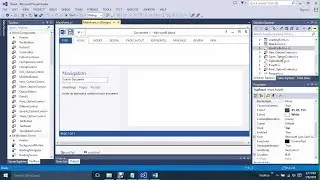 Microsoft Office UI Design C# Windows Forms Visual Studio