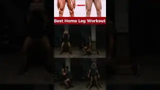 Strong Legs Without Gym 💪 #fitness #exercise