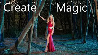 Create a Magical Location for your Model Shoot with Speedlight Flashes