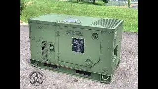 FOR SALE: 2011 MEP803A 10KW DIESEL QUIET GENERATOR 120240208 V AC 60HZ