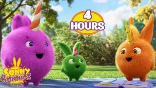 What happens when the Sunny Bunnies become UNICORNS? | 4 hours of Full Sunny Bunnies Episodes!
