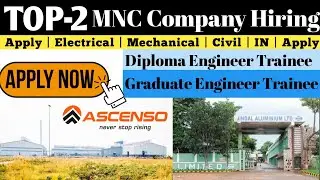 Diploma Engineer Trainee jobs | Graduate Engineer Trainee job | BE ME Civil fresher job | Mnc job 🔥