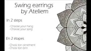 Swing earrings - Les ornements et brins au choix