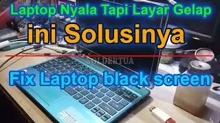 Cara memperbaiki laptop Acer Aspire One 725 black screen | Layar Gelap Masih ada gambar