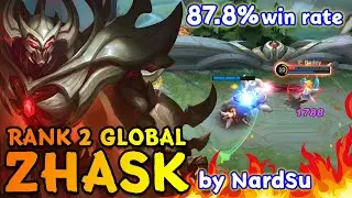 Meta Zhask Offlane | Zhask Build 2021 | Gameplay Top 1 Global Zhask | Mobile Legensd