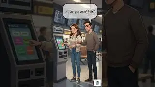 🎟️ Getting Help with a Ticket Machine &ndash; Everyday English for Public Transport #englishforbeginners