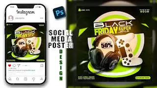 Black Friday - Poster Design || Photoshop