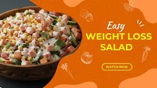 5-Minute Weight Loss Salad | PCOD & Thyroid Friendly | Quick Healthy Recipe