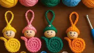 Вам это очень понравится!! Невероятно простая схема вязания крючком милой гусеницы.
