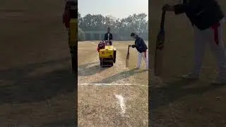 CRICKET PITCH PE ROLLERING