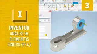 Estudo de Tensão e Configuração de Unidade de Medida | Inventor Análise de Elementos Finitos (FEA)