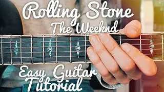 Rolling Stone The Weeknd Guitar Tutorial // Rolling Stone Guitar // Lesson #419