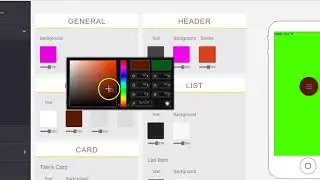 How to Change color of layout on the App Builder?