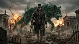 Frost Bone Howl 🔥 Dark Country Western Mix | Skeleton Outlaw & Wolf #DarkCountry