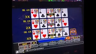 Awesome LIVE from Las Vegas!! Let&rsquo;s win some money, shall we? #poker #videopoker #casino #vegas