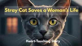 &ldquo;Stray Cat Saves a Woman&rsquo;s Life🐈&zwj;⬛🧑&zwj;🦰💯❤️| Heart-Touching Story&rdquo;#cat #animation #englishstory #moral 