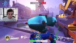 OVERWATCH JAKE HARDCORE FLEX DPS - TORBJORN! [ SEASON 20 TOP 500 ]