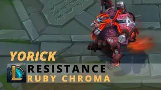 Resistance Yorick Ruby Chroma - League Of Legends