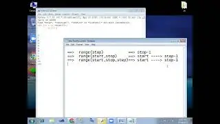 27  range in python in Telugu