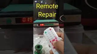 Remote Repair DD FREE DISH SETUP BOX | dth remote not working problem