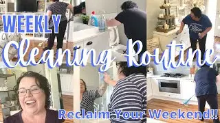 CLEANING ROUTINE 2021 | WORKING MUM | CLEANING MOTIVATION | RECLAIM YOUR WEEKEND!!!