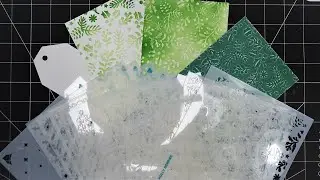 Using Stencils as Embossing Tools! Several Easy Techniques to Try Out & Add Interest to Your Cards!