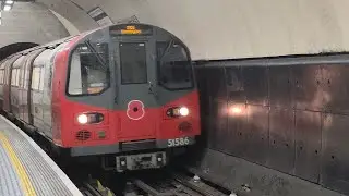 Journey On The Northern Line 1995 Stock From Euston To Waterloo