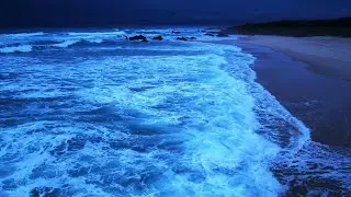 The sound of the waves lulls you into a deep sleep.  🌊😴 --- sleep-inducing waves