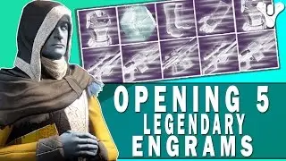 Destiny | Opening 5 Legendary Engrams!! (Give Me The Bones of EAO!)
