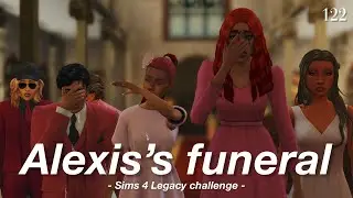 saying goodbye to Alexis || Sims 4 Legacy challenge EP122 || solitasims