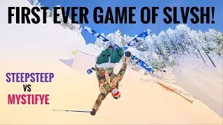 First Ever Game of SLVSH on Steep (SKATE ON SNOW) Steep vs Mstifye