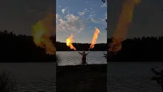 fireman #fire #fireshow #fireman #огонь #пламя #фаер #фаершоу #flamethrower #reels #огонь #огнемет