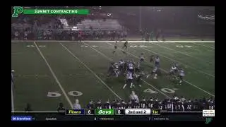 Pierre's Cade Kaiser with a 40-yard touchdown run against Tea